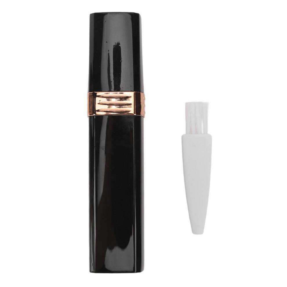 Women Waterproof Electric Eyebrow & Facial Hair Trimmer - Compact Black
