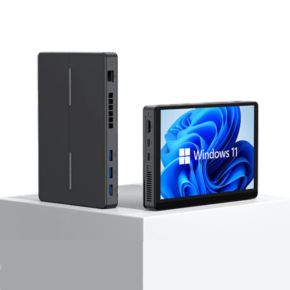 

GZBOX Mini Compact Stick Touchscreen Tablet PC with Intel Alder Lake N200 to Windows 16GB 1TB 3400mAh USB 4K Dual WiFi BT RJ45 PC, PC, 7-inch 2-in-1