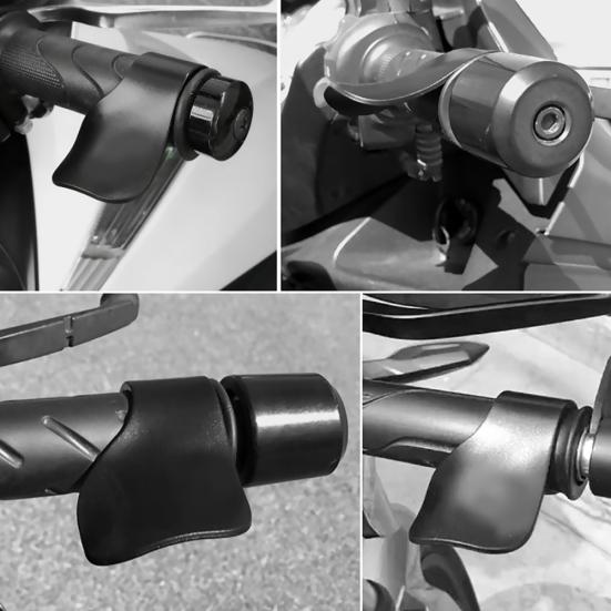 1Pc Universal Carbon Fiber Throttle Control Motorcycle Handlebar Grip Assist