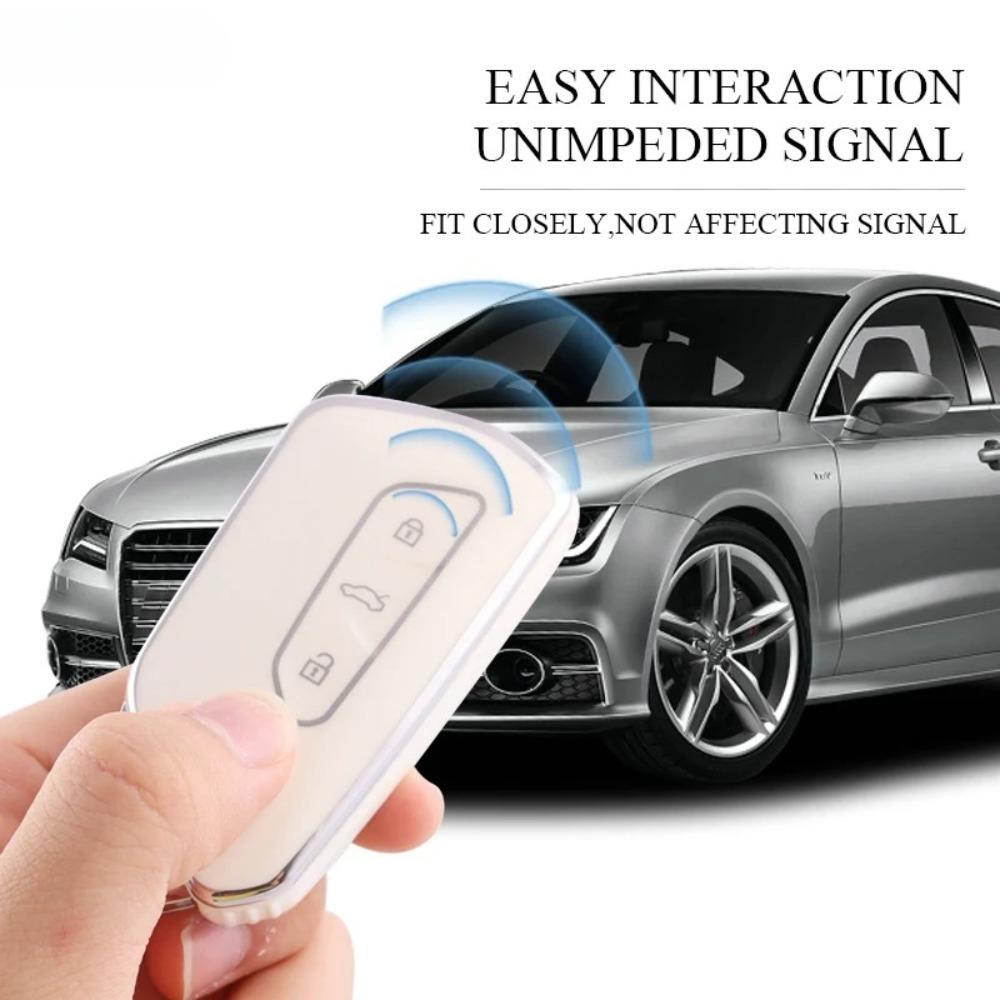Soft TPU Car Remote Key Case Cover for VW Volkswagen Golf 8 MK8 2020 for Skoda Octavia for Seat Protection Shell Key Accessories