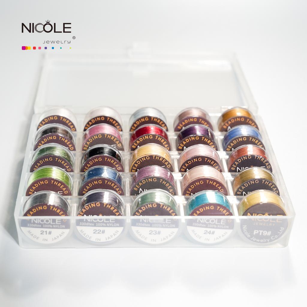 Miyuki %100 Naylon 330 DTEX Boncuk İpi DIY Japonya Boncuk İpi Aksesuarları Bilezikler İçin 46M/Rulo