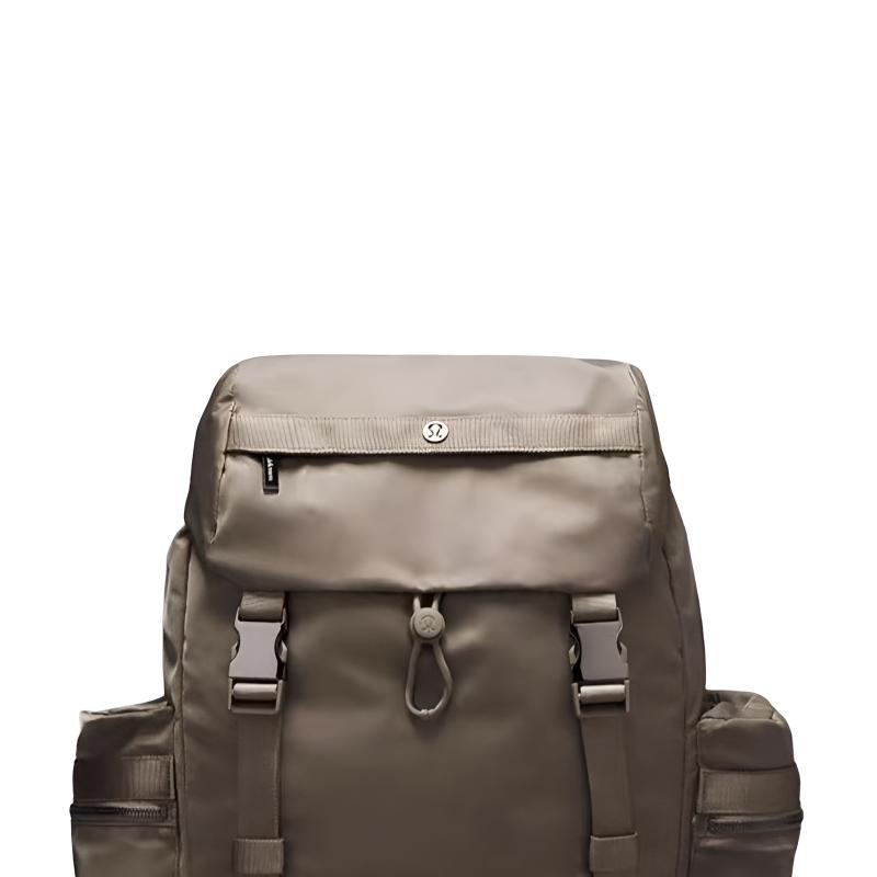 Lululemon Wunderlust 25L Versatile Portable Nylon Backpack Unisex Backpacks Nomadic-Grey LU9AS8S-NOMD