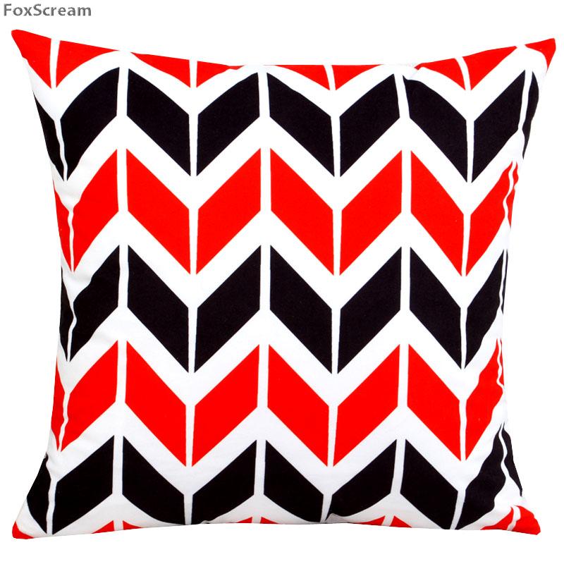 Nordic Style Decorative Pillows Cushion Yellow Gray Geometric Cases Cover Home Decor Black White