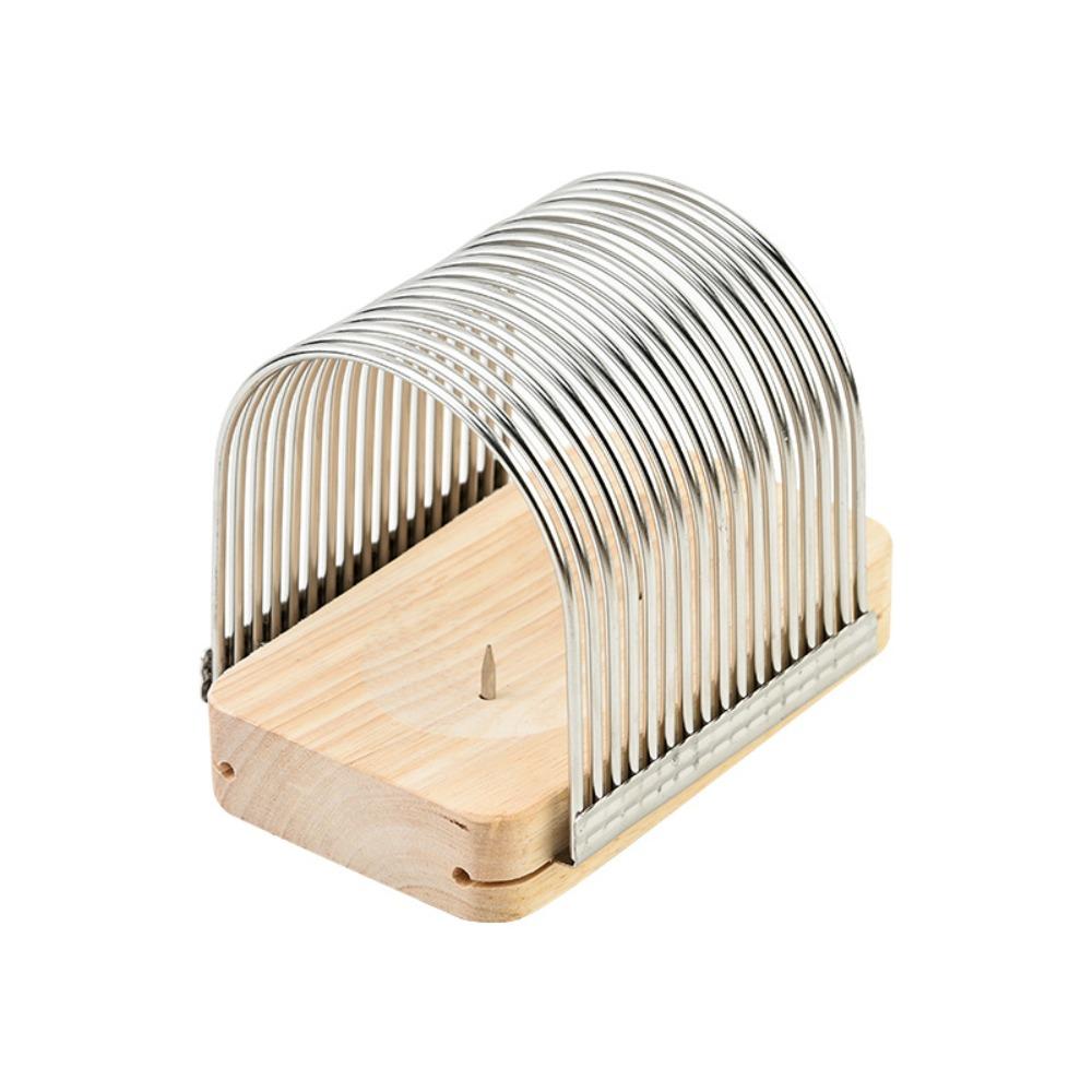 Stainless Steel Bread Slicer with Fixing Nails Tomato Slicer Toast Cutter Mold  Restaurant