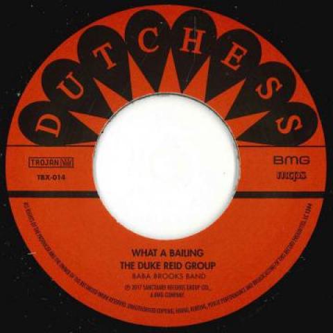 7inch Record DUKE REID GROUP / SPANISHTONIANS - What A Bailing / You Wish Me Bad TBX014 Dutchess UK 196- UK Reggae, Ska & Dub