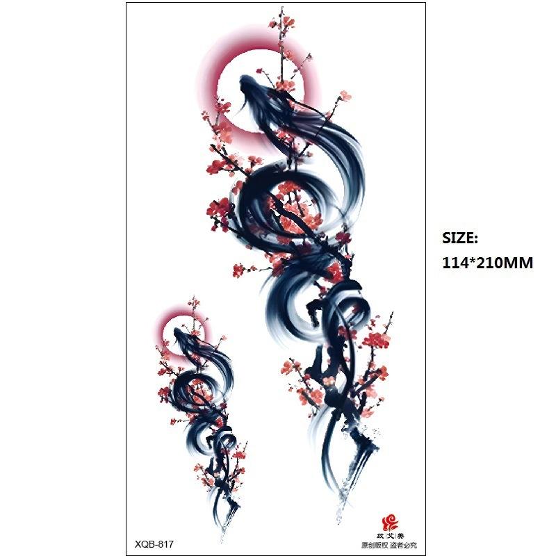 Men'S Auspicious Animal Hand-Painted Color Temporary Waterproof Tattoo Sticker Simulation Tattoo Sticker