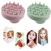 Silicone Shampoo Brush Head Scalp Massage Comb Hair Washing Comb Body Massage Brush Bath Shower Brush Salon Hairdressing Tool