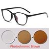 Rivets Finished Myopia Glasses Change Color Photochromic Eyewear Women Men Prescription 0 -0.5 -1.0 -1.5 -2.0 -2.5 -3.0 To -6.0