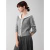 ELLE Alpaca Blend Faux Two-Piece Knit Cardigan