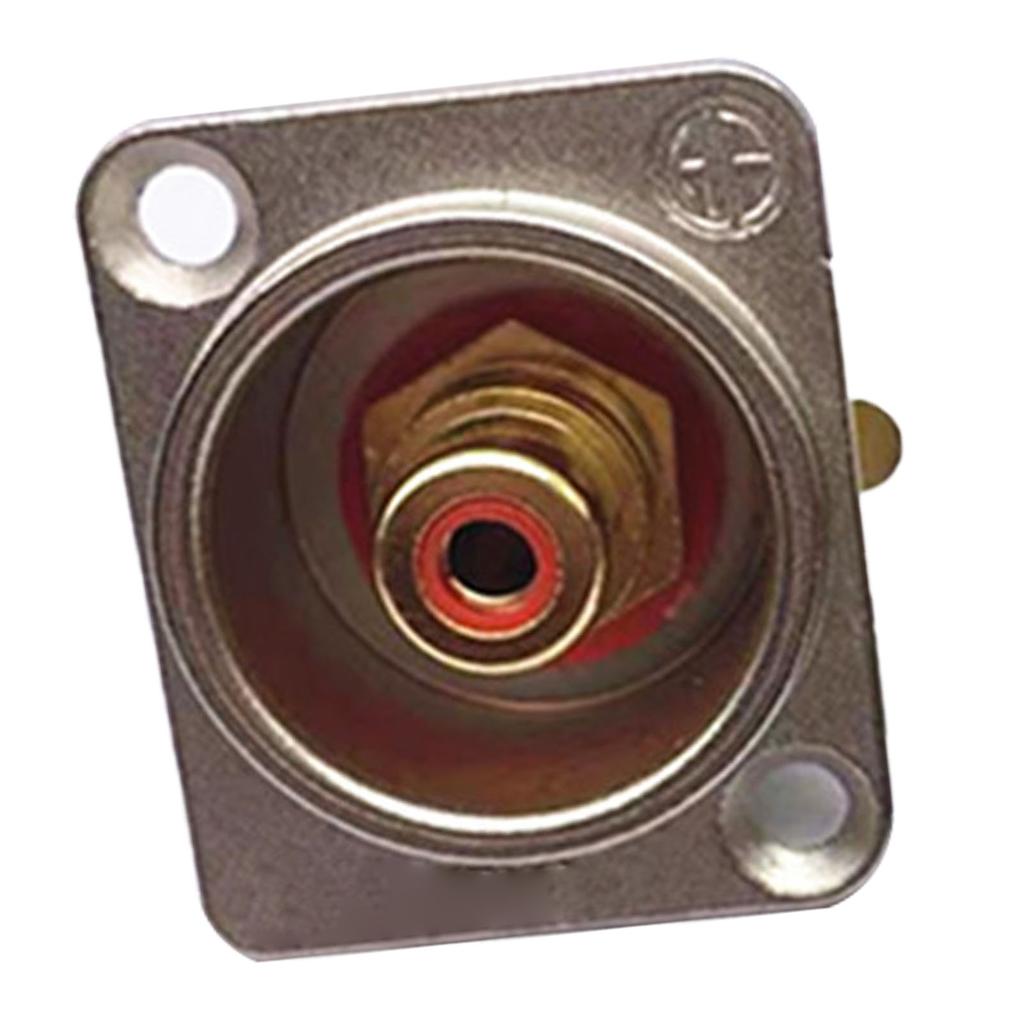 RCA Panelová montáž Pájecí adaptér RCA Samice na pájecí svorku AV konektor pro TV Audio Herní konzoli