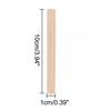 10pcs Wooden Dowel Rods, Unfinished Hardwood Sticks Dowel Rods Wood Sticks for Craft and DIY Macrame Dowel Wooden Poles