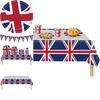 Make Your Next Party Unforgettable With The Commemorative British Flag Party Supplies Set Perfect For All Occasions!