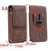 1 Stück Neue PU-Leder Handy-Hüfttasche Outdoor-Camping Universelle Hüfttasche Handyhülle 5-7 Zoll Handy-Gürtelclip für Smartphone