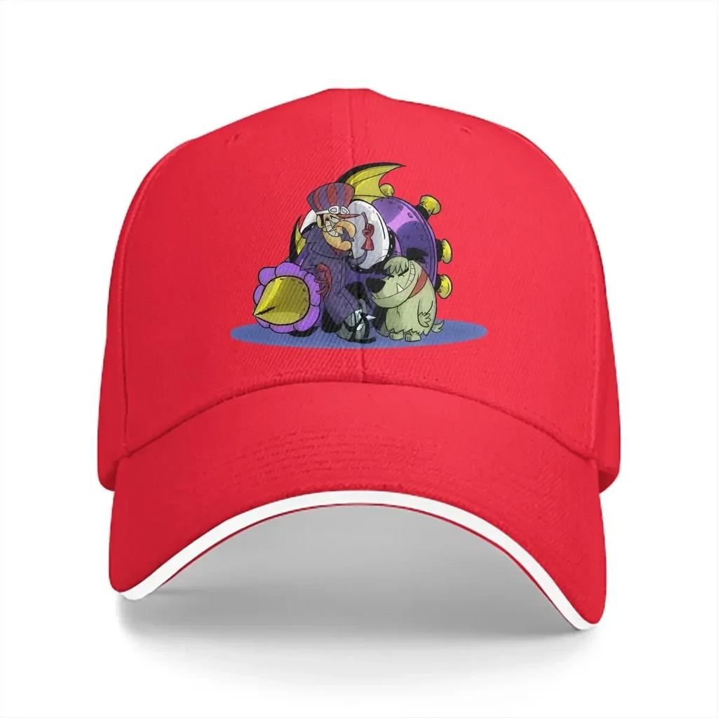 Washed WoUnisexs Baseball Cap Vintage Cartoon Trucker Snapback Caps Dad Hat Wacky Races Golf Hats