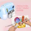 Portable Purple Children's Instant Selfie Camera with Printing
