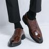 Men's Pointed Leather Shoes Minimalist and Versatile Style Daily Casual Business Outdoor Party Men's Fashionable British Sho