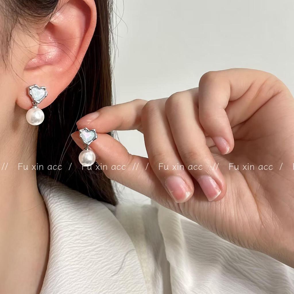 2024 Luxus Herz Perlen Ohrringe - Vielseitiges, Trendiges & Elegantes Damenmode-Design