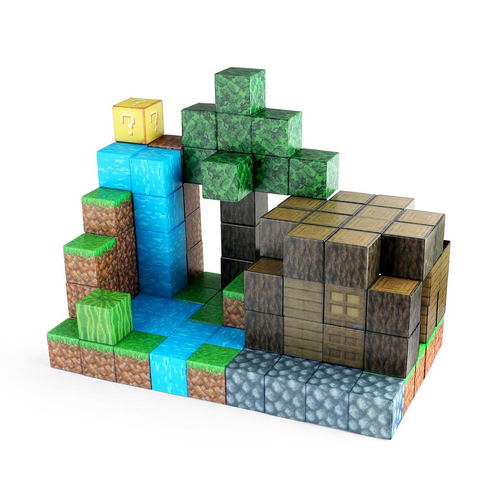 Pixel World Magnetic Building Block Assembly Toy Decompression Children'S Educational Toys 25Mm Size