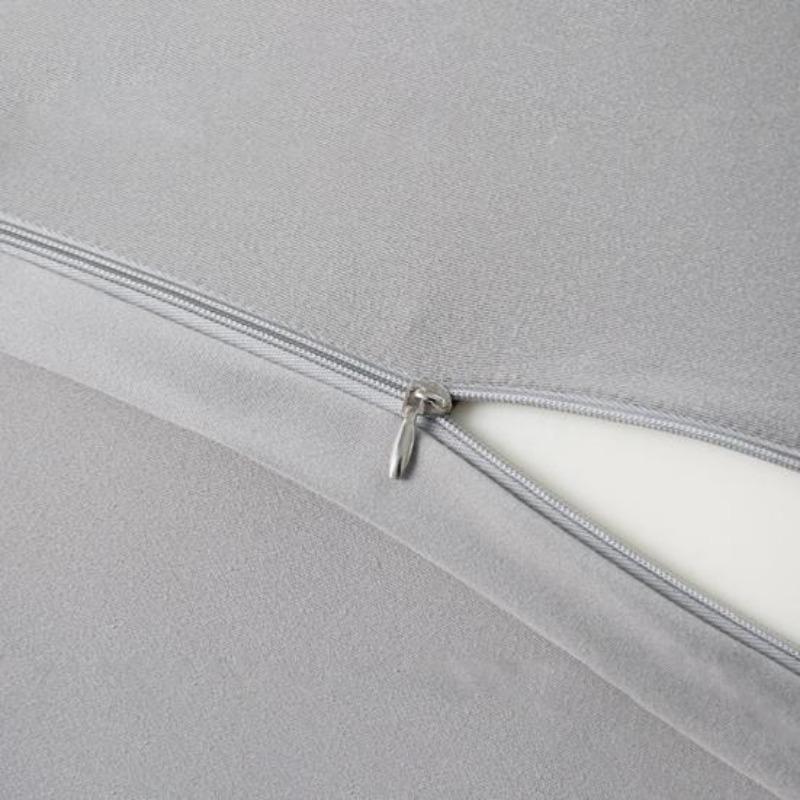 Chladivý prodyšný polštář na krk Měkký nastavitelný polštář z paměťové pěny se zapínáním na zip na spaní Krční ochranný polštář