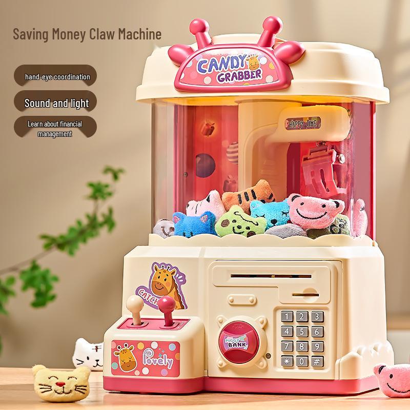 Cross-Border Children's Claw Machine with Sound, Light & Timer - Large Electric Toy Game Machine