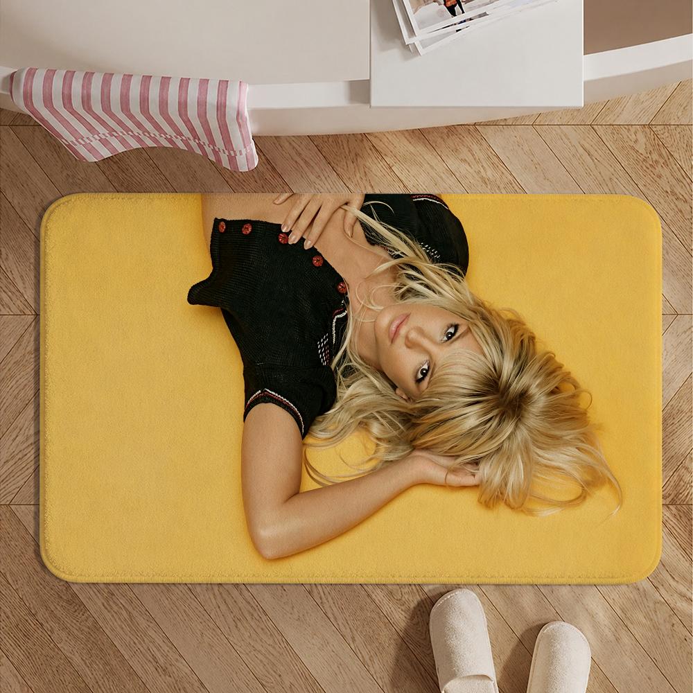 Celebrity-Britney SpearsS Floor Mat Soft Non-Slip Bath Mat, Bedside Carpet, Absorbent Doormat for Home