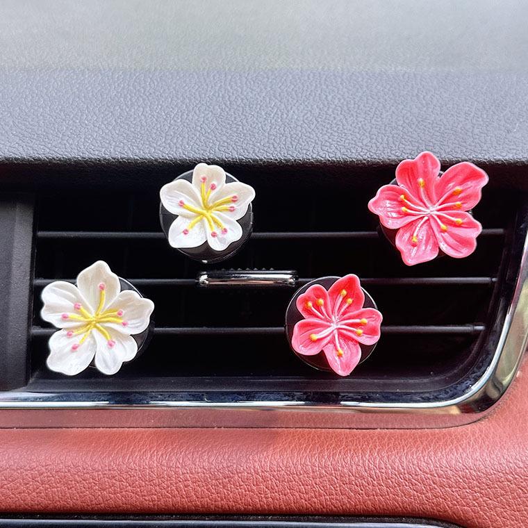 4/6pcs Car Perfume Clip Flower Air Outlet Decorations Car Air Conditioner Air Vent Personalized Interior Decoration Accessories