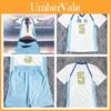 Unisex Erwachsenen Volleyball Cosplay Kostüm Sternenmeer Lichtdruck Teamuniform
