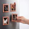 3D Cartoon Animal Magnetic Photo Frame Framed Picture Style Wooden Magnet  Office Board