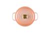 Le Creuset Signature Cocotte Ronde 18 cm Cast Iron Enamel Pot, Péch, Gas, Induction, and Oven Compatible [Official Japanese Product]