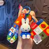 New Kawaii Miffy Rabbit Keychain Cartoon Couple Backpack Pendant Car Key Accessories Creative Festival Gifts