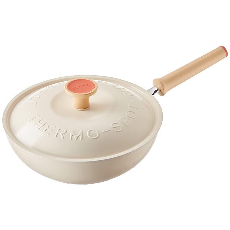 Supor Lightweight Non-stick Wok with Temperature Indicator