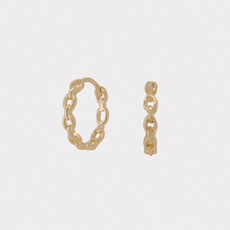 Youngglow 14k Chain One Touch Earring