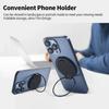 Aramid Fiber Magnetic Ring Holder with 360 Rotation Finger Kickstand Phone Grip Compatible with iPhone and Samsung Smartphones