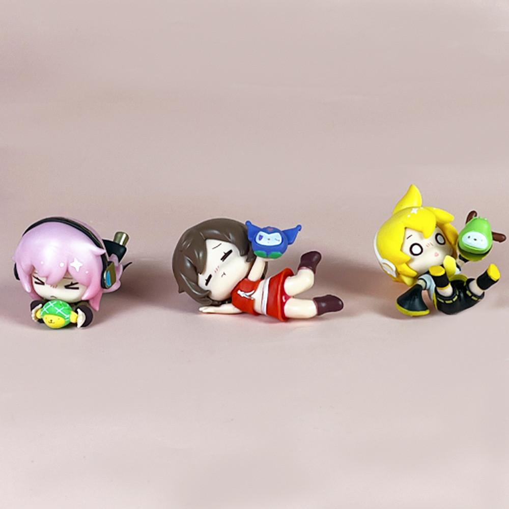 Miku Pvc Hatsune Models Toy With Falling Design For Otaku And Gifts Kids