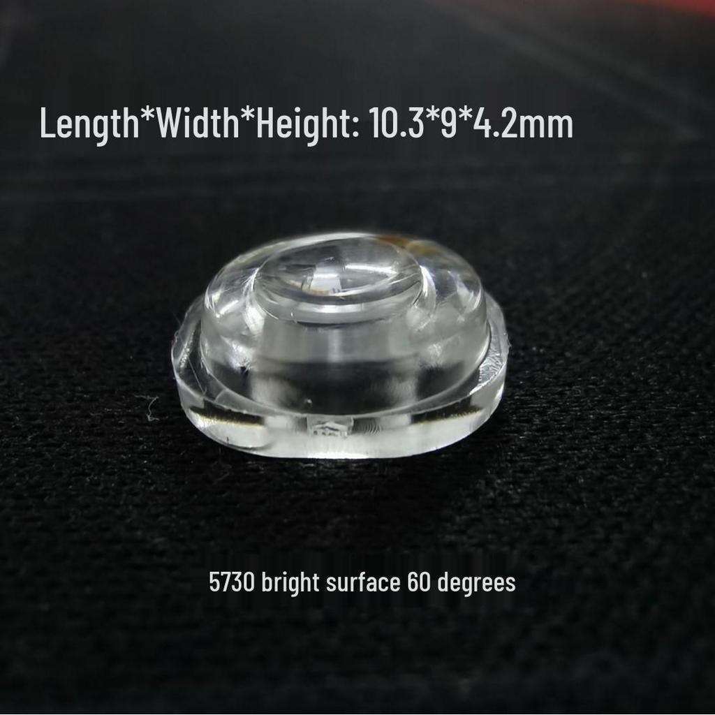 5730/5630/3030 SMD Lens - 30°, 60°, 120° Transparent PC LED Spotlight Optical Lens