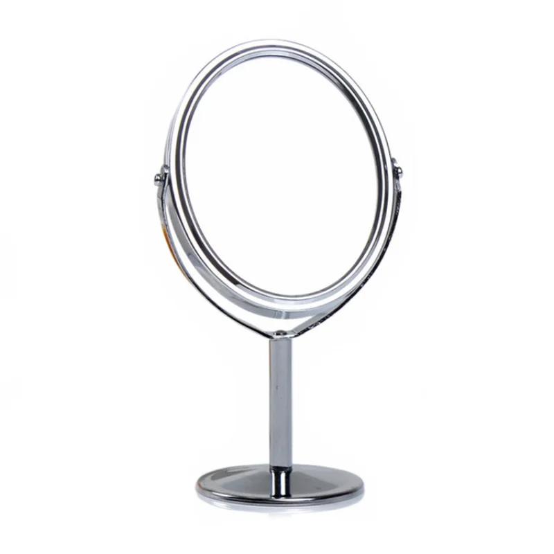 Magnification Makeup Mirror 360 Rotating Professional Desktop Cosmetic Metal Mirror Double Sided Magnifier Swivel Desktop Makeup