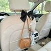 Clip On Seat Back Hanger Bowknot Design Car Organizer Vehicle Decor Backseat Hook  Car Interior