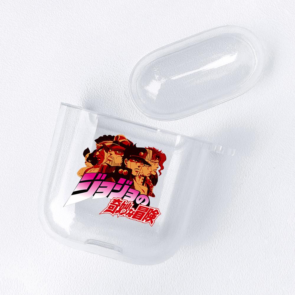 Anime Manga JoJos Bizarre Adventure Soft TPU Case for AirPods 3 2 1 Pro Cute Transparent Airpod Pro Airpod Cases Luxury