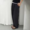 NOEUD Flowing Wrinkle Pants (Black)