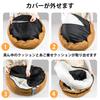 Dog and Cat Pet Bed for Both Dogs and Fluffy and Warm Fleece Fabric with Polycotton Removable Chin Washable Pet Cushion Small 60cm Bed, Cats, Fill,