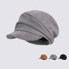 Vintage Beret Pleated Paintess Cap Women's Cap