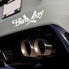 Adesivo de Carro Bad Boy Expressão Engraçada Decalque de Vinil à Prova d'Água Universal DIY Carroceria Janela Porta Decoração Exterior do Carro Acessórios