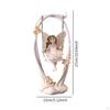 Swing Fairy Statue Desktop Ornament Creative Sculpture Decorative Figurine for Cabinet Bedroom