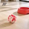 Soft TPR Toys for Pet Teeth Massage Squeaky Dog Balls, Durable Interactive Toy, Cleaning Chew Aggressive Chewers Star Texture Toy Small Medium