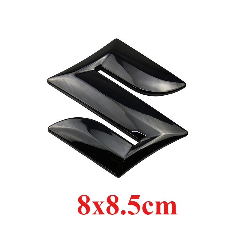 3D Badge Steering Wheel Sticker Car Front Emblem Rear Trunk Logo For SUZUKI Swift Metal Alloy Modified Letter Decoration