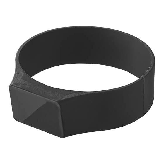 Yamazaki Jitsugyo Magnetic Silicone Band Black W6.2 x D7.1 x H2cm Tower Floating Storage Bottle Band 1309