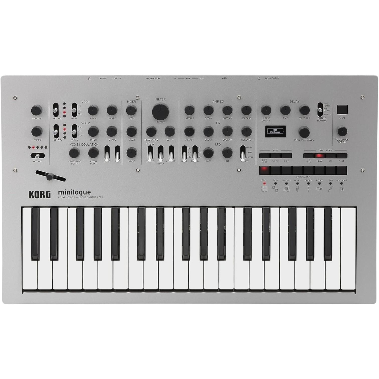 

Korg Minilogue 4-голосний поліфонічний аналоговий синтезатор з пресетами