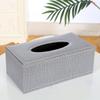 Simple PU Leather Tissue Box for Home, Hotel, or KTV with Custom Logo