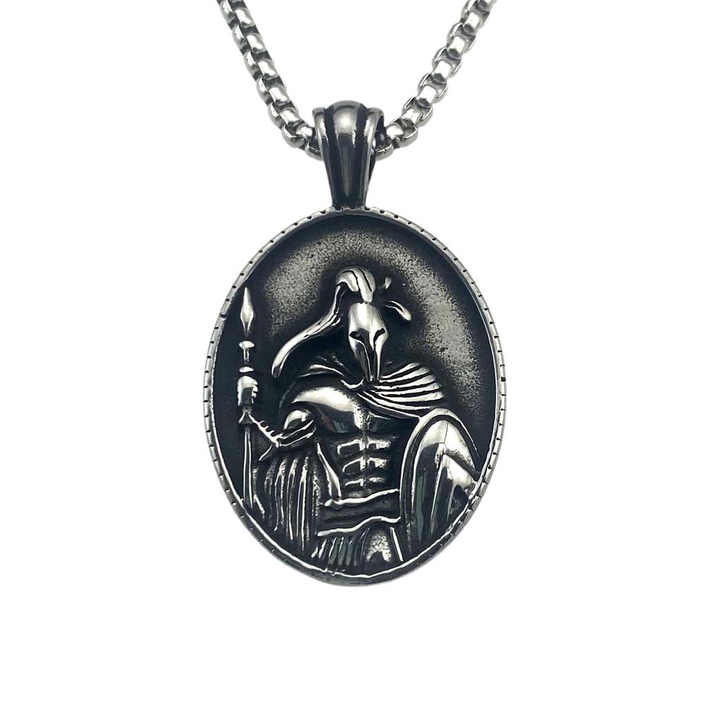 Naszyjnik Retro Spartanin Męski Hip Hop Moda Wszechstronny Wisiorek