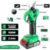 20V Cordless Pruner Electric Scissors with Brushless Motor  Power Garden Tools for Efficient Wood Cutting
